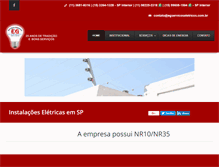 Tablet Screenshot of egservicoseletricos.com.br